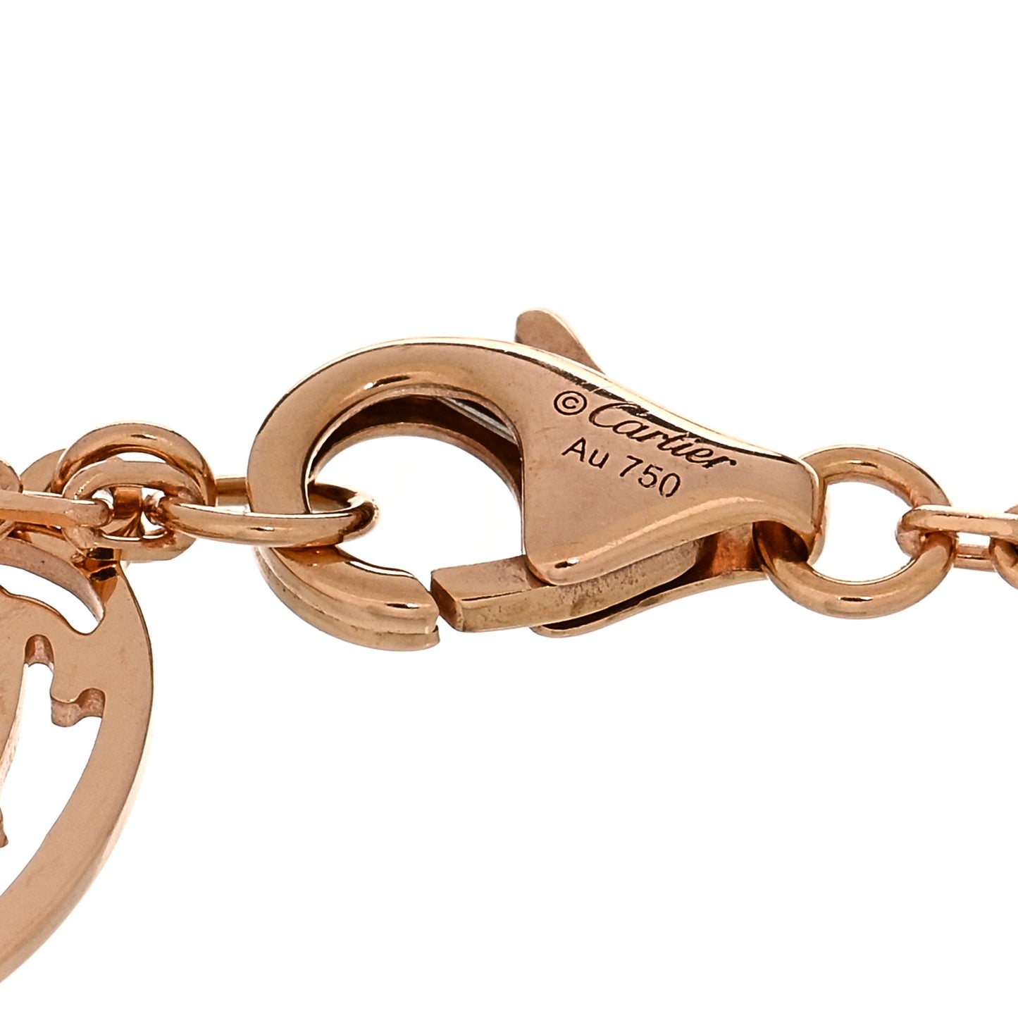 18K Pink Gold Diamond XS D'Amour Bracelet