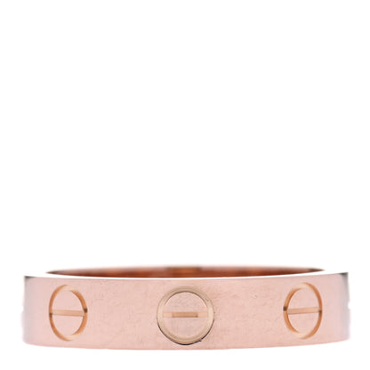 Cartier 18K Pink Gold 3.5mm LOVE Wedding Band Ring 47 4 1 of 4