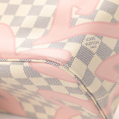 Louis Vuitton Damier Azur Tahitienne Neverfull MM 13 of 15