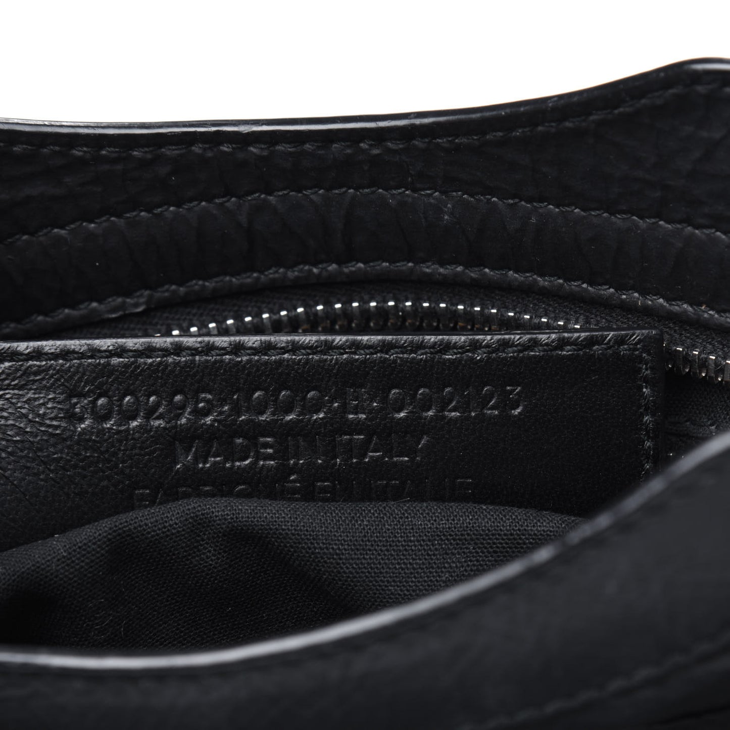 Matte Goatskin Rubber Covered Classic Hardware Mini City Black