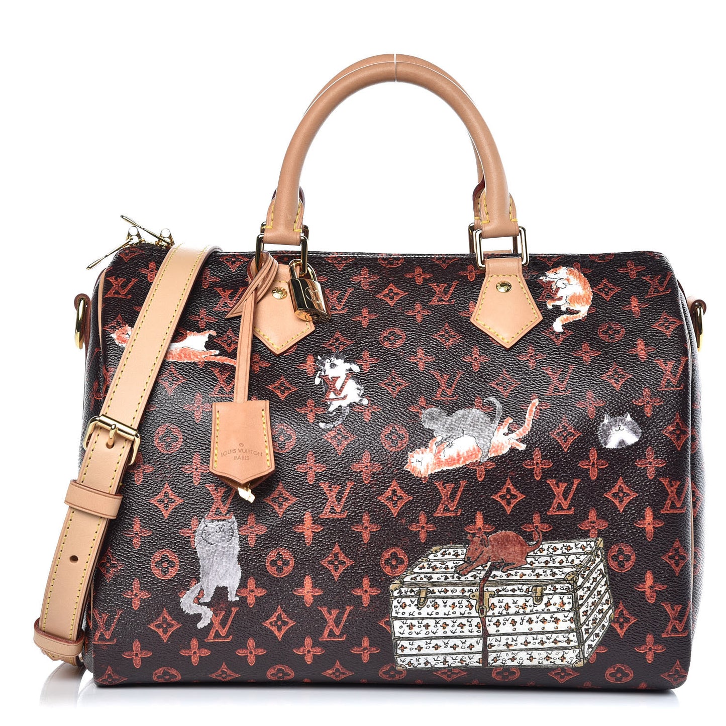 Catogram Speedy Bandouliere 30 Marron