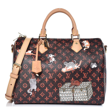 Louis Vuitton Catogram Speedy Bandouliere 30 Marron 1 of 10