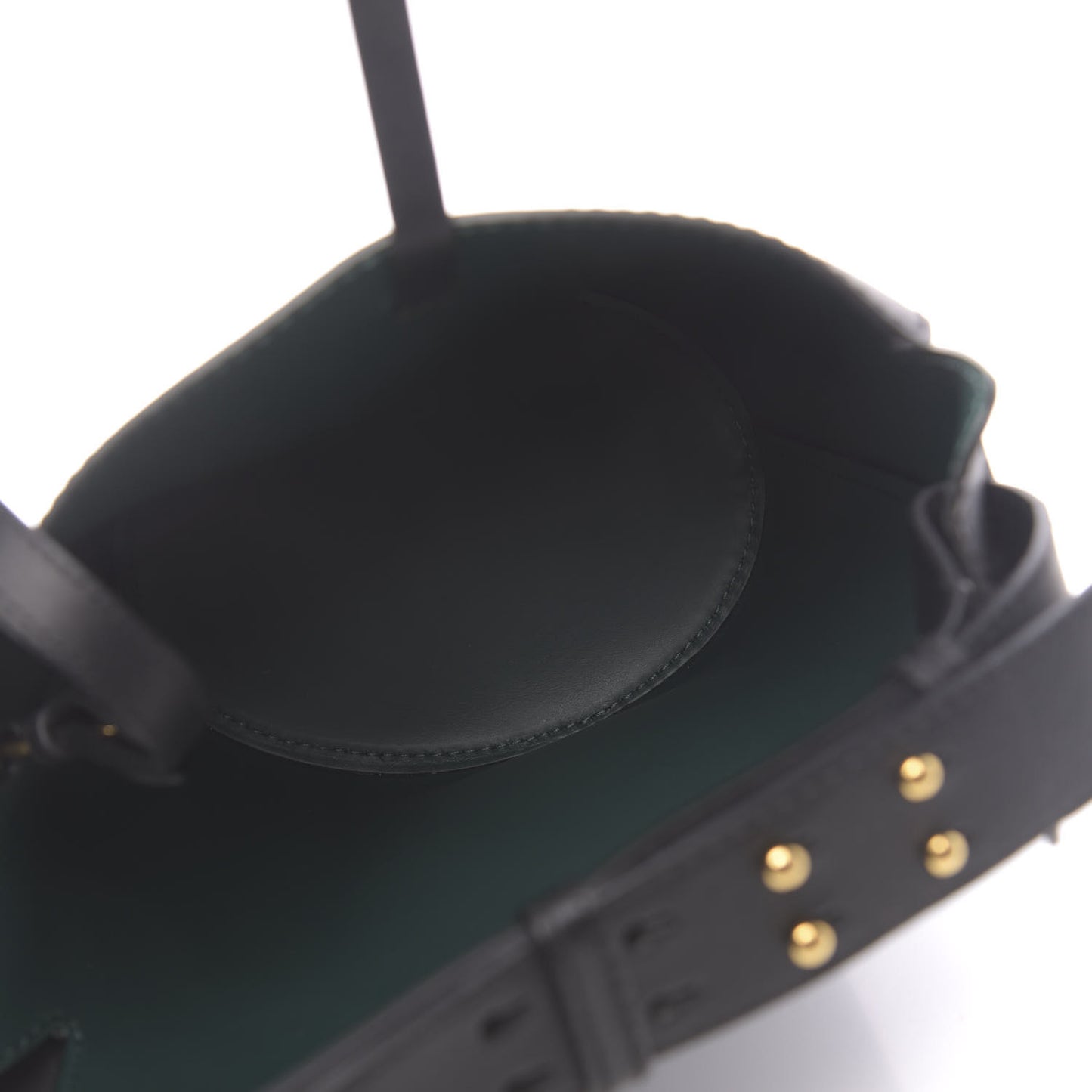 Supple Calfskin Small Bucket Black