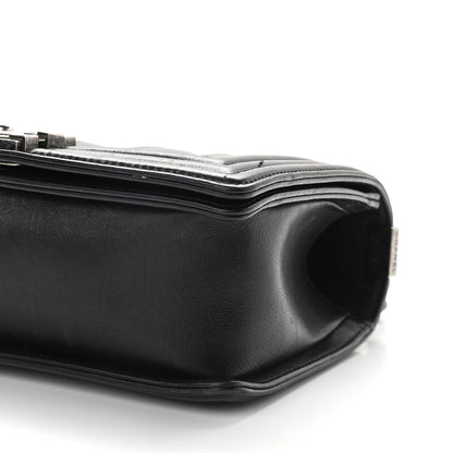 Chanel Calfskin Double Stitch Medium Boy Flap Black 9 of 9