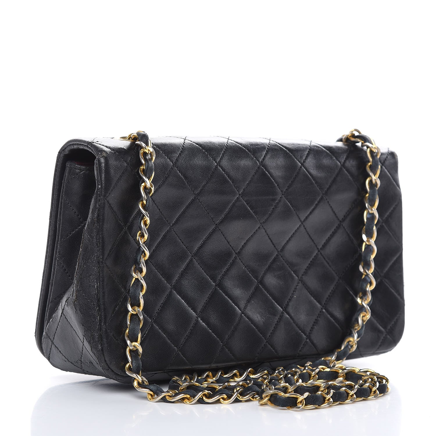 Chanel Lambskin Quilted Small Single Flap Black 3 of 21