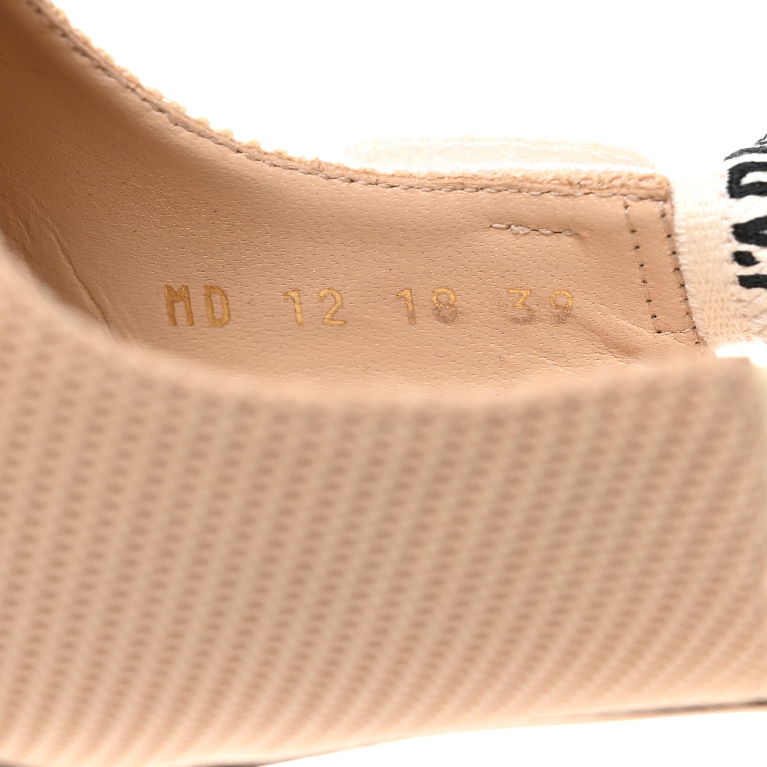 Christian Dior Technical Canvas Ribbon J'Adior Slingback 100mm Pumps 39 Powder Nude 7 of 8