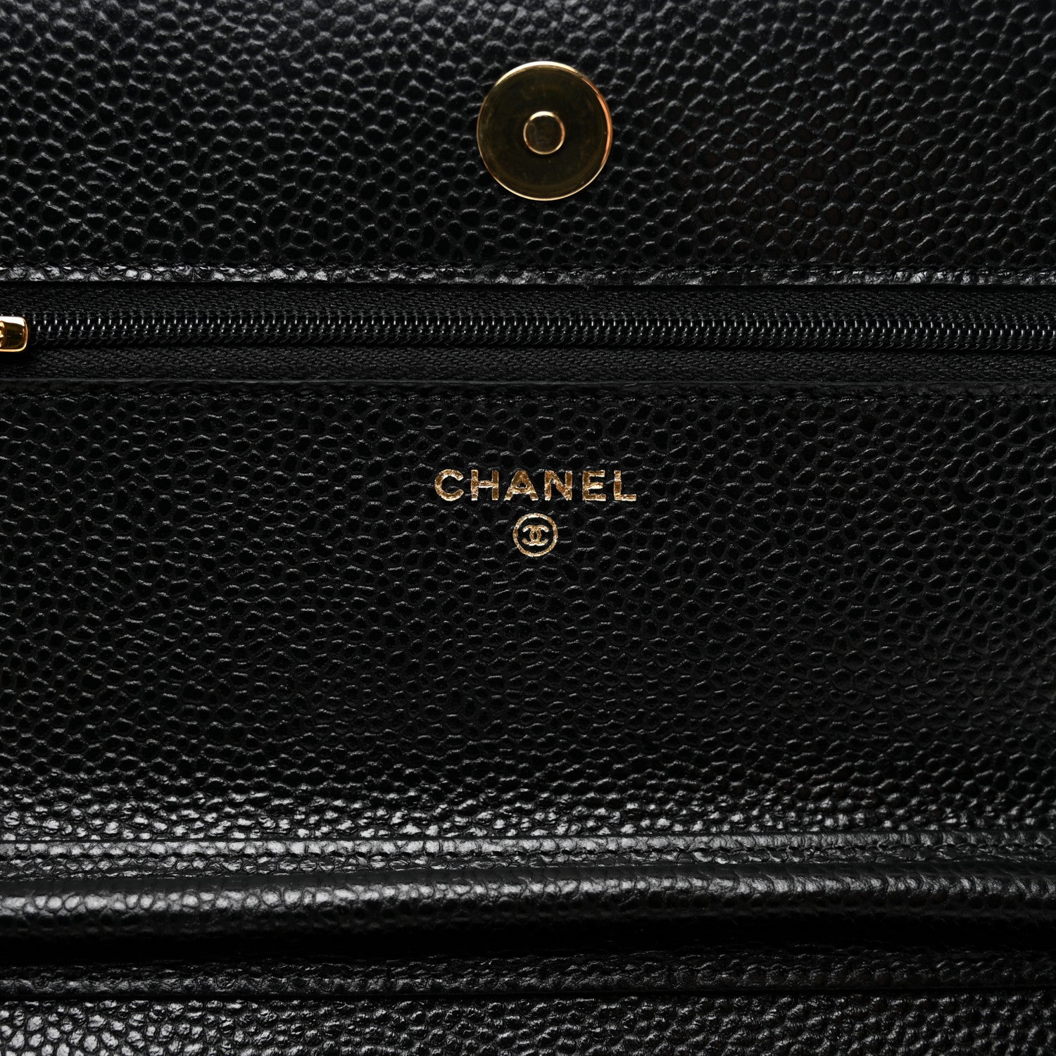 Chanel Caviar Quilted Wallet on Chain WOC Black 6 of 11