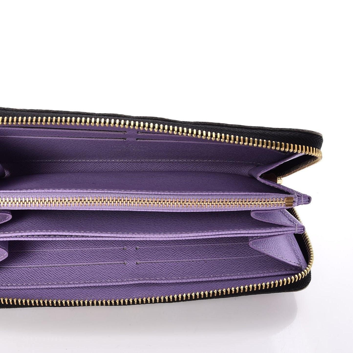 Monogram Multicolor Zippy Wallet Black Violet