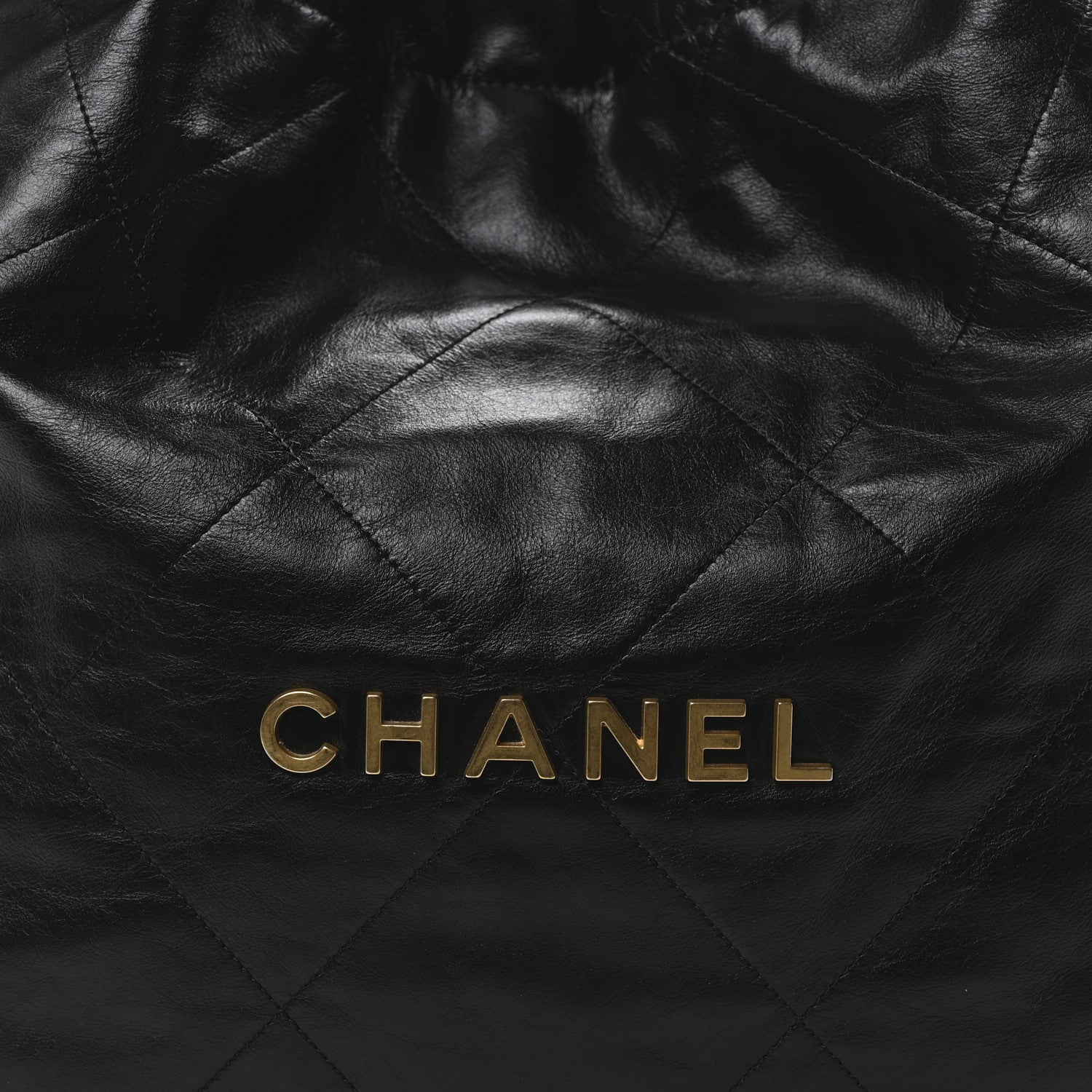 Chanel Shiny Calfskin Quilted Chanel 22 Black 9 of 11