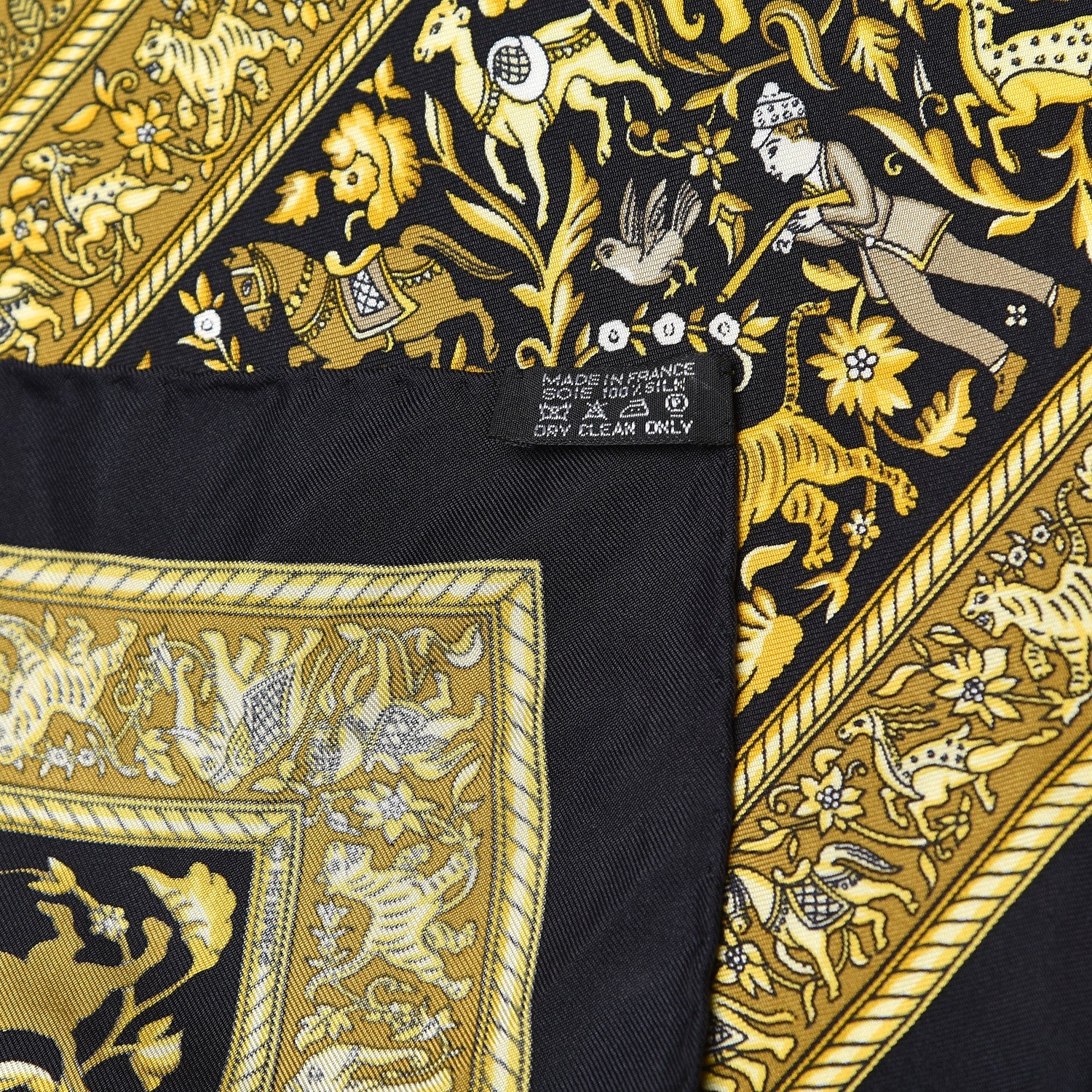 Hermes Silk Chasse En Inde Scarf 90 6 of 6