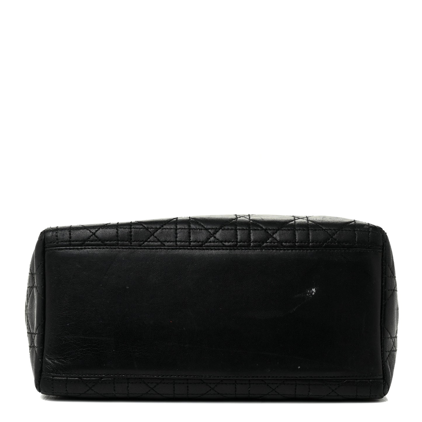 Lambskin Cannage Medium Lady Dior Black