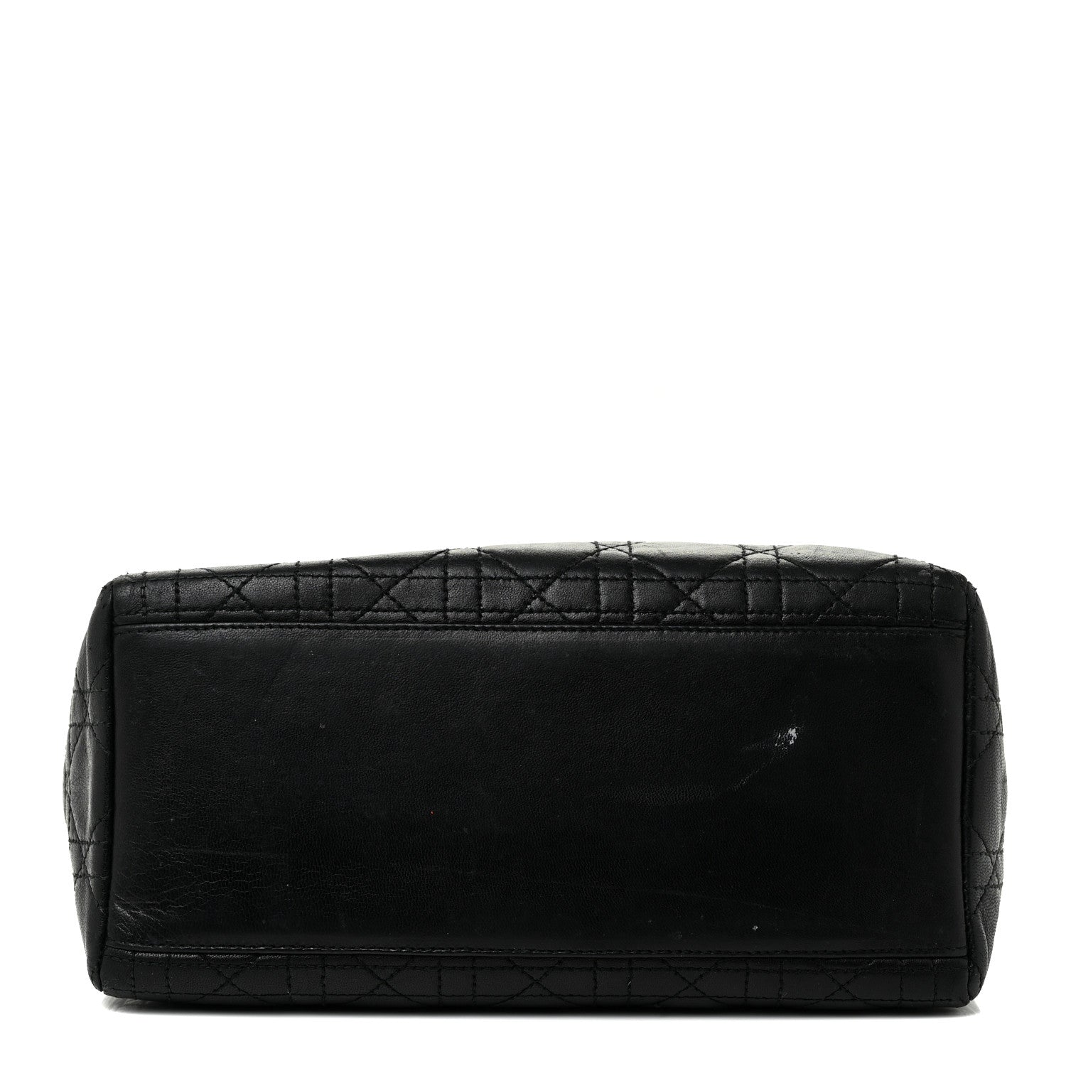 Christian Dior Lambskin Cannage Medium Lady Dior Black 10 of 30