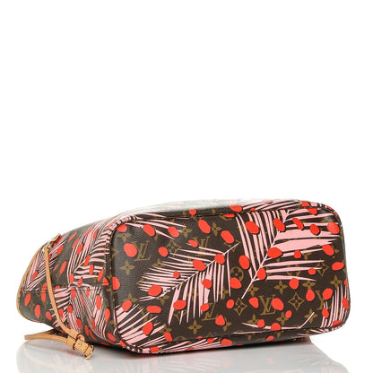 Louis Vuitton Monogram Jungle Dots Neo Neverfull MM Sugar Pink Poppy 4 of 6