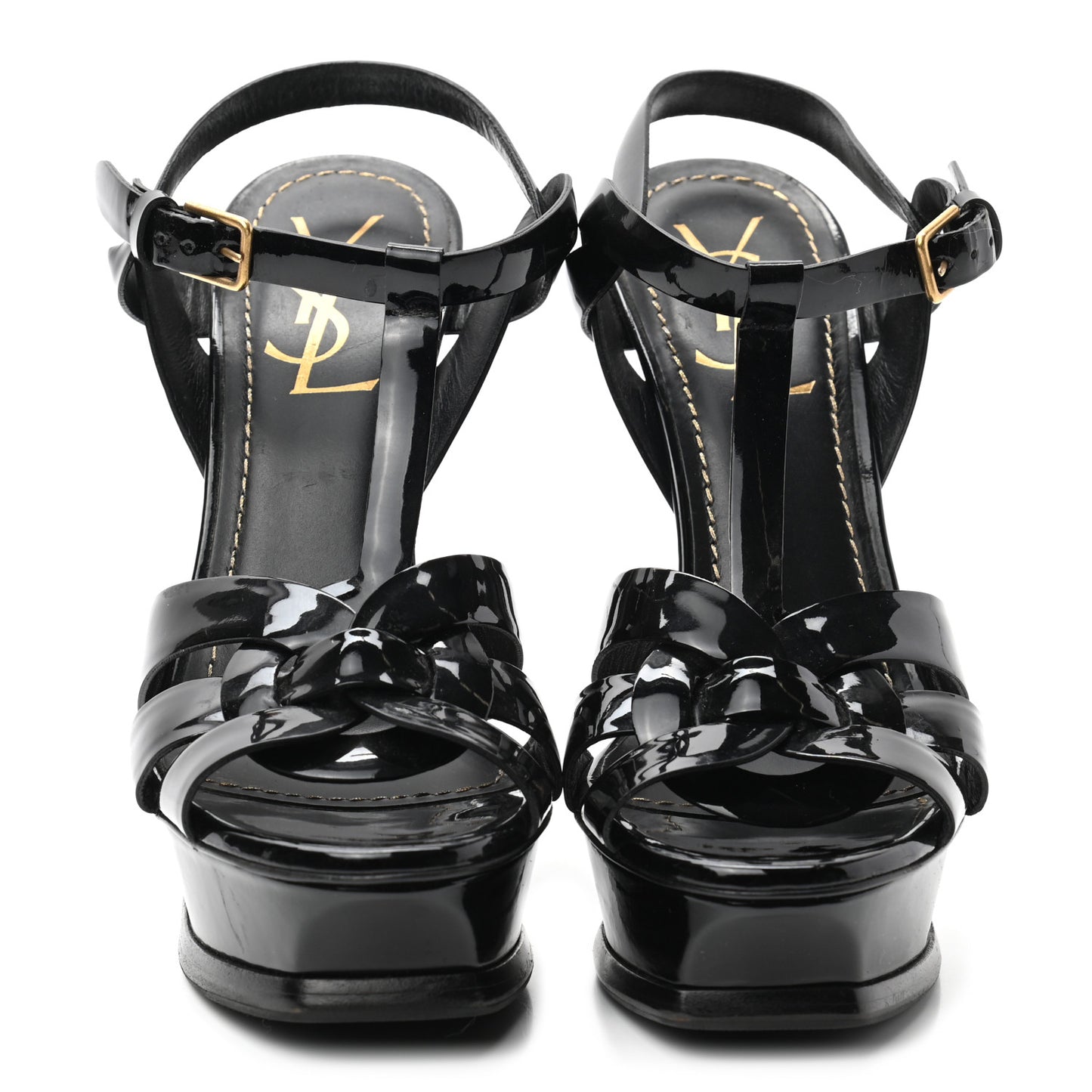 Patent Tribute 105 Platform Sandals 37 Black