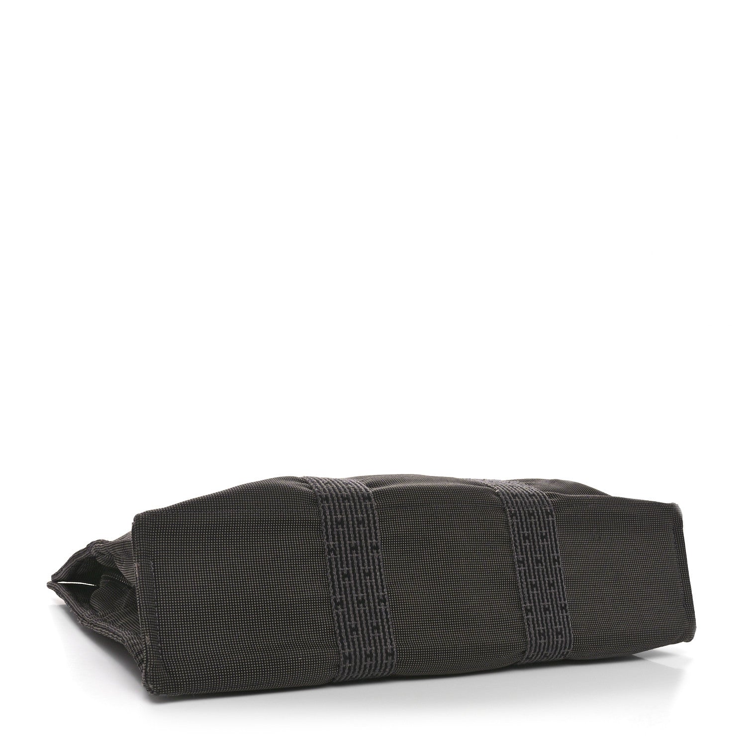 Hermes Canvas Herline MM Tote  Grey 4 of 11
