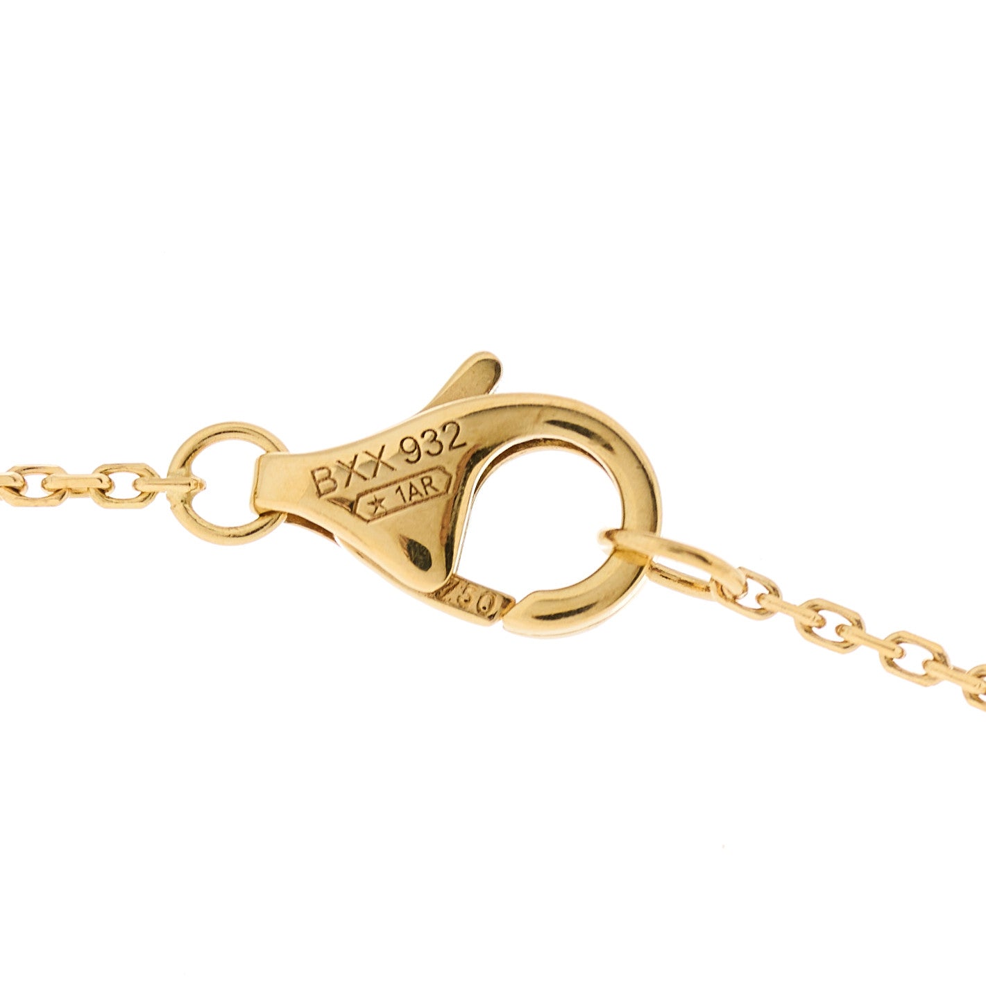Cartier 18K Yellow Gold Diamond Chrysoprase XS Amulette de Cartier Pendant Necklace 5 of 5
