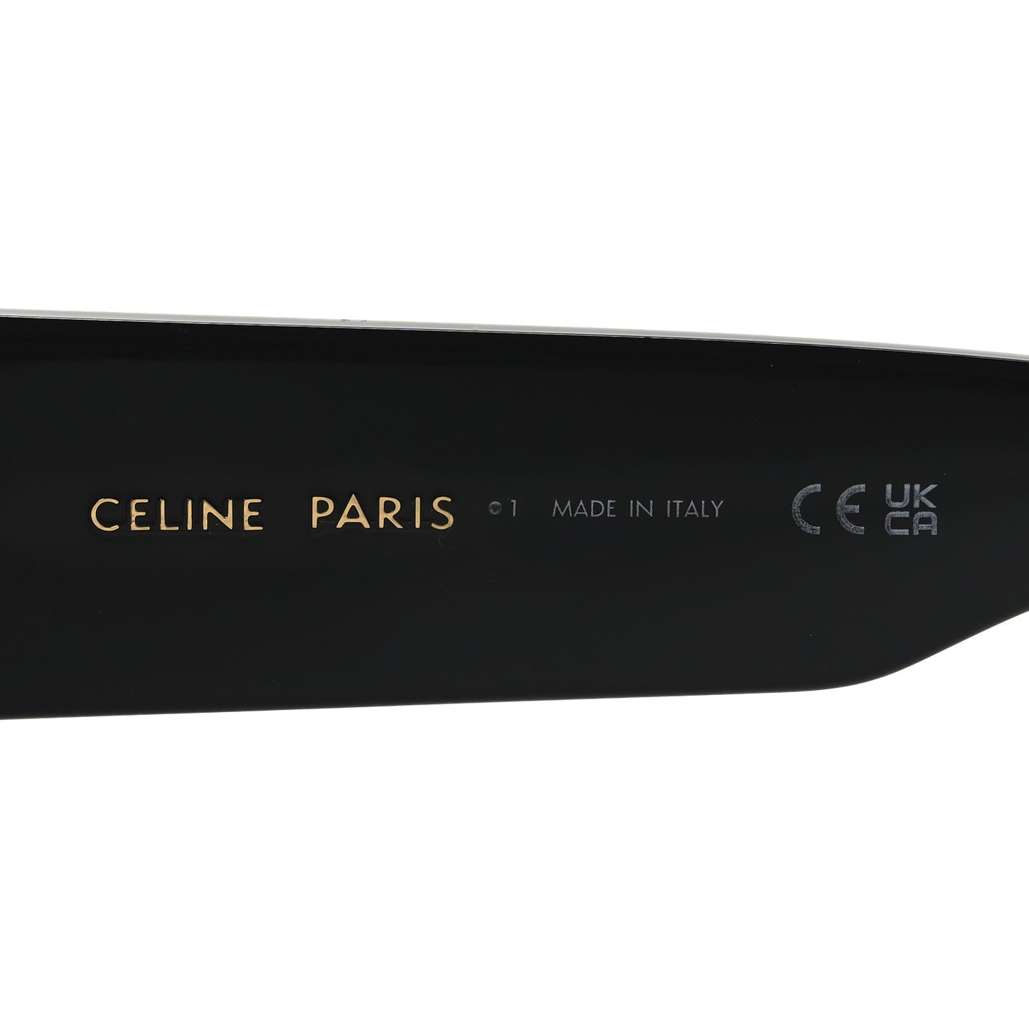 Acetate Triomphe Sunglasses CL40308U Black