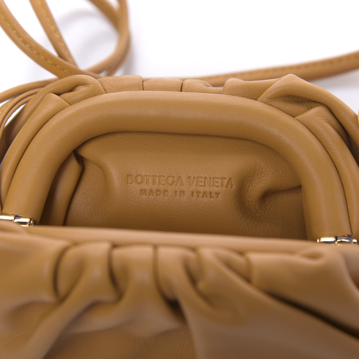 Butter Calfskin Coin Purse Caramel