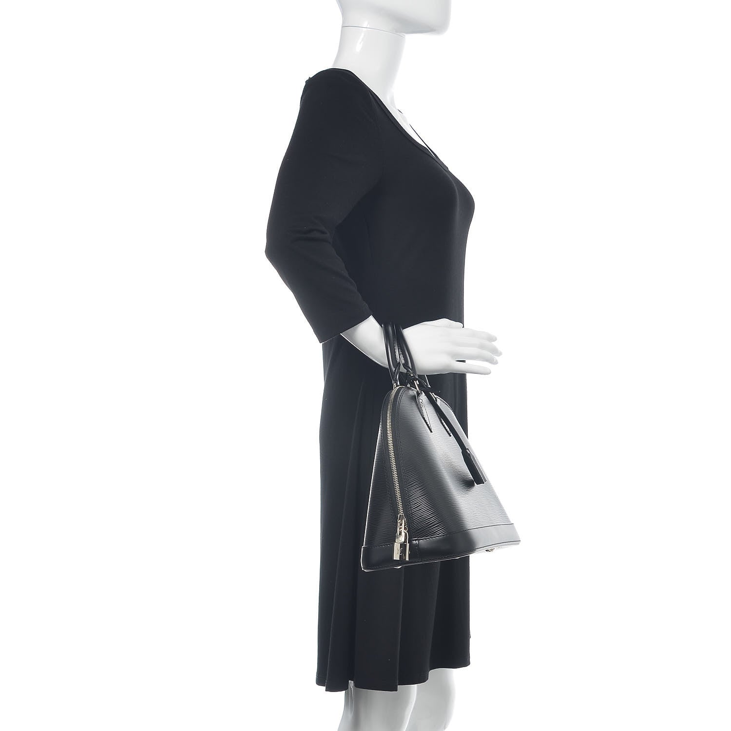 Louis Vuitton Epi Alma PM Black 2 of 10