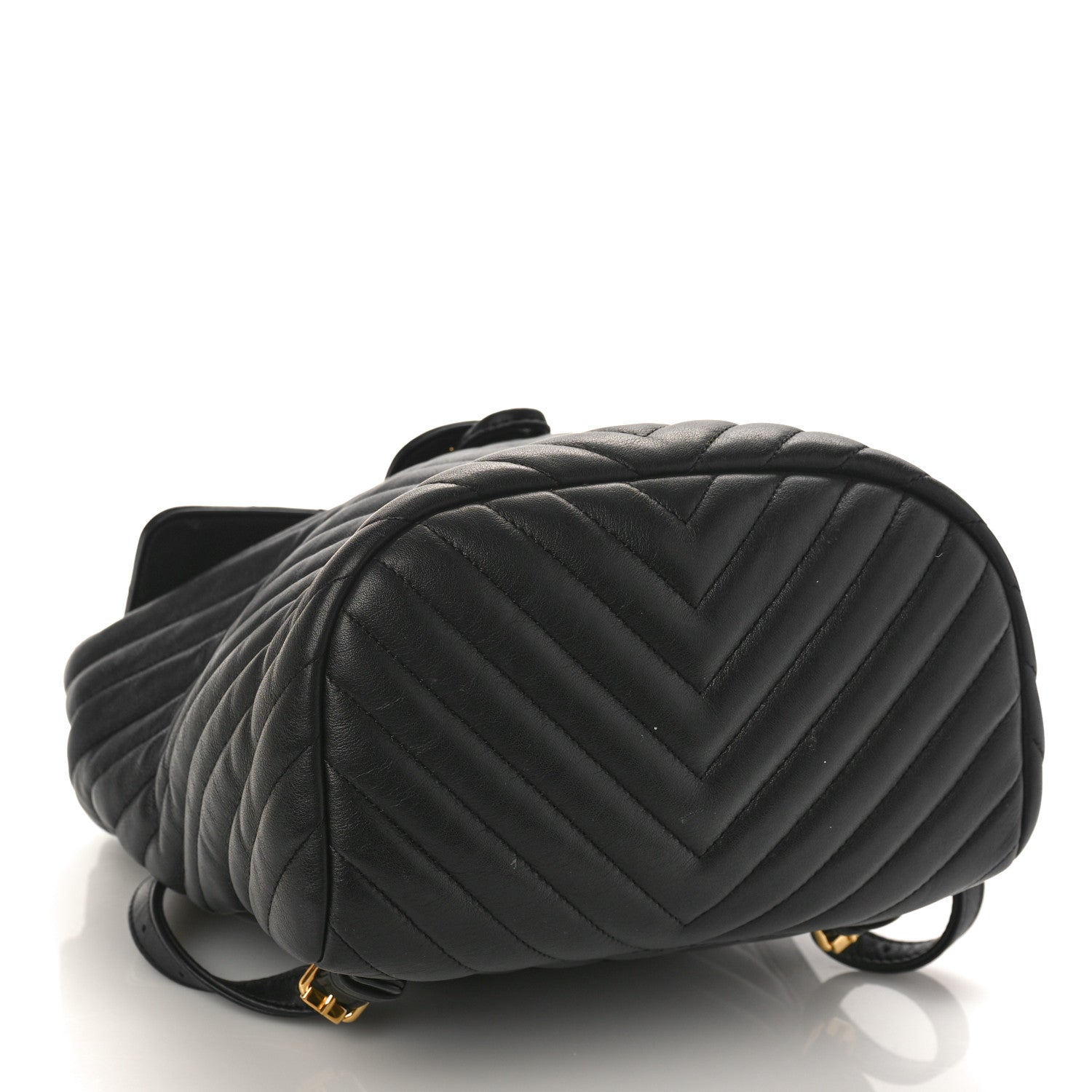 Chanel Calfskin Chevron Quilted Small Urban Spirit Backpack Black 4 of 11