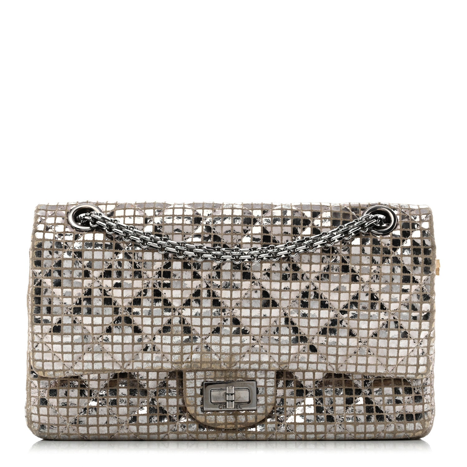 Chanel Mirror 2.55 Reissue 225 Flap Silver 1 of 12