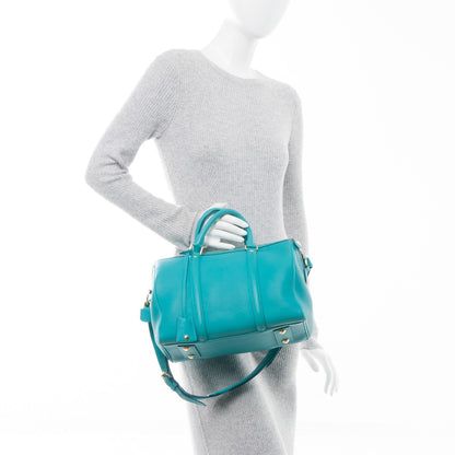Louis Vuitton Calfskin SC Bag PM Turquoise 3 of 8