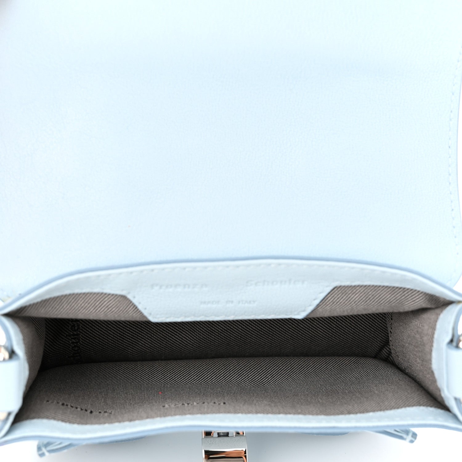 Proenza Schouler Lambskin Micro PS1 Satchel Baby Blue 5 of 9