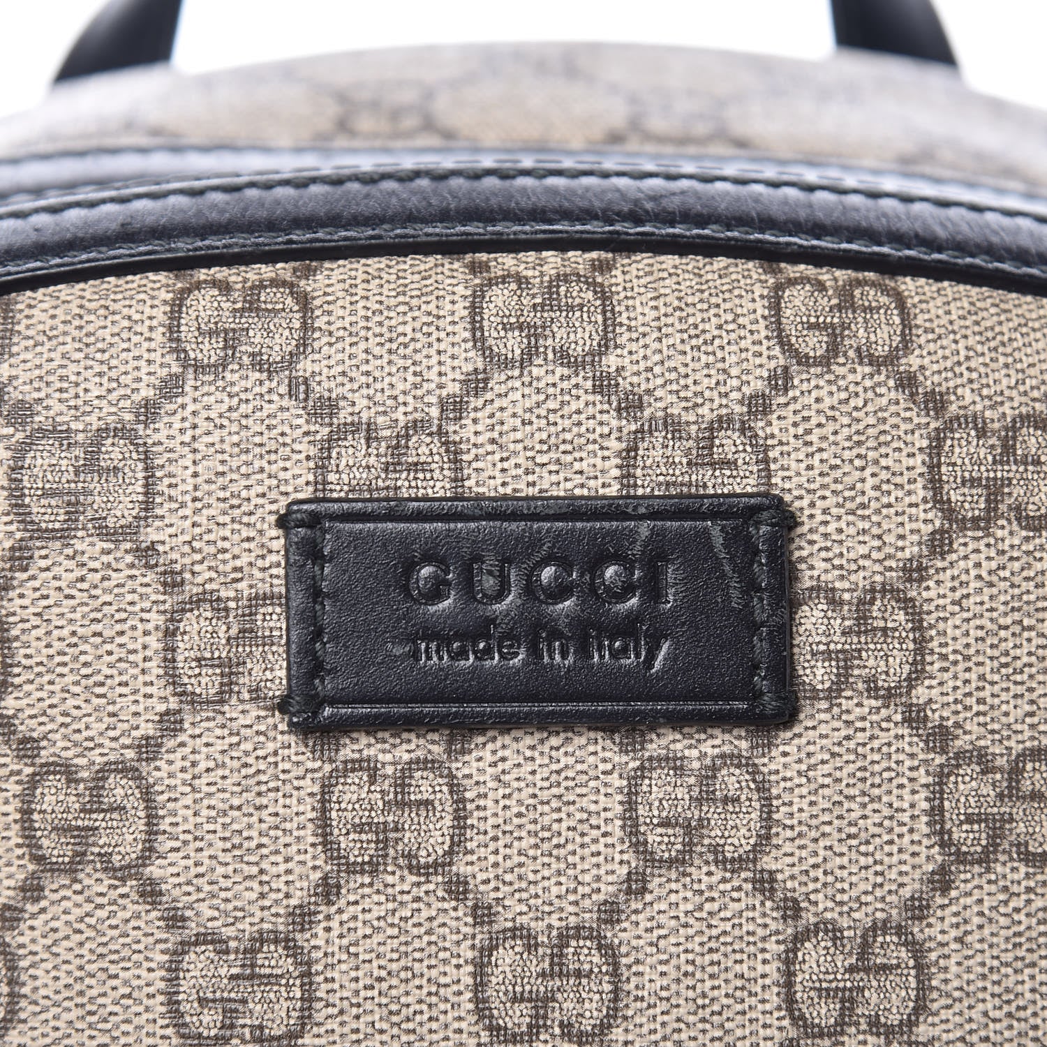 Gucci GG Supreme Monogram Medium Backpack Black 11 of 13