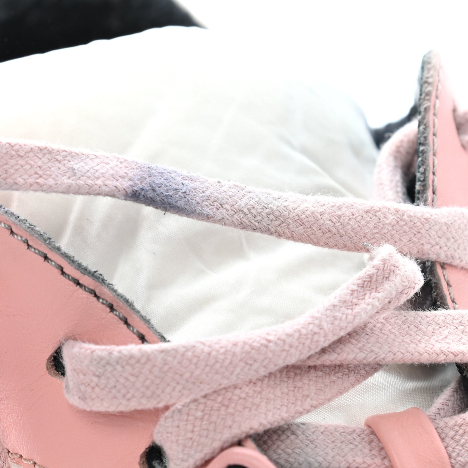 Chanel Nylon Lambskin Suede Calfskin CC Sneakers 36.5 Pink 10 of 21