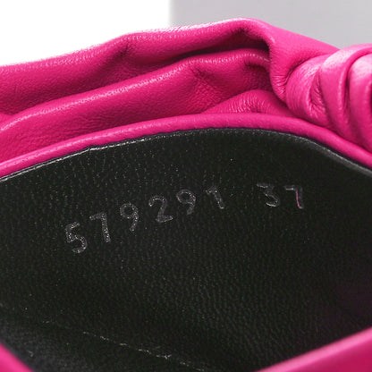Balenciaga Soft Nappa Square Knife Bow Mule Sandals 37 Magenta Pink 9 of 10