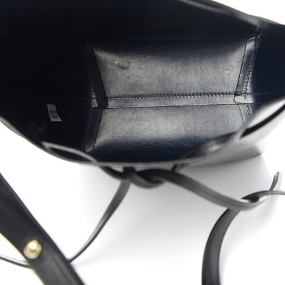 Mansur Gavriel Calfskin Mini Bucket Bag Black Blu 5 of 9