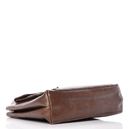 Chanel Caviar Flap Shoulder Bag Brown 4 of 34