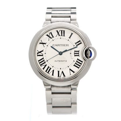 Cartier Stainless Steel 36mm Ballon Bleu De Cartier Automatic Watch 1 of 5