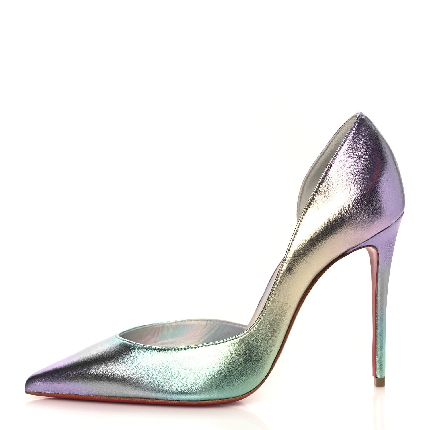 Christian Louboutin Iridescent Nappa Lam Licorne Iriza 100 Pumps 37 Multicolor 1 of 7