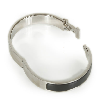 Hermes Enamel Narrow Clic Clac H Bracelet Black 3 of 6