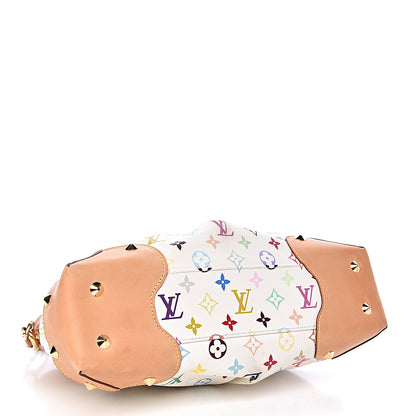 Louis Vuitton Monogram Multicolor Judy MM White 4 of 9