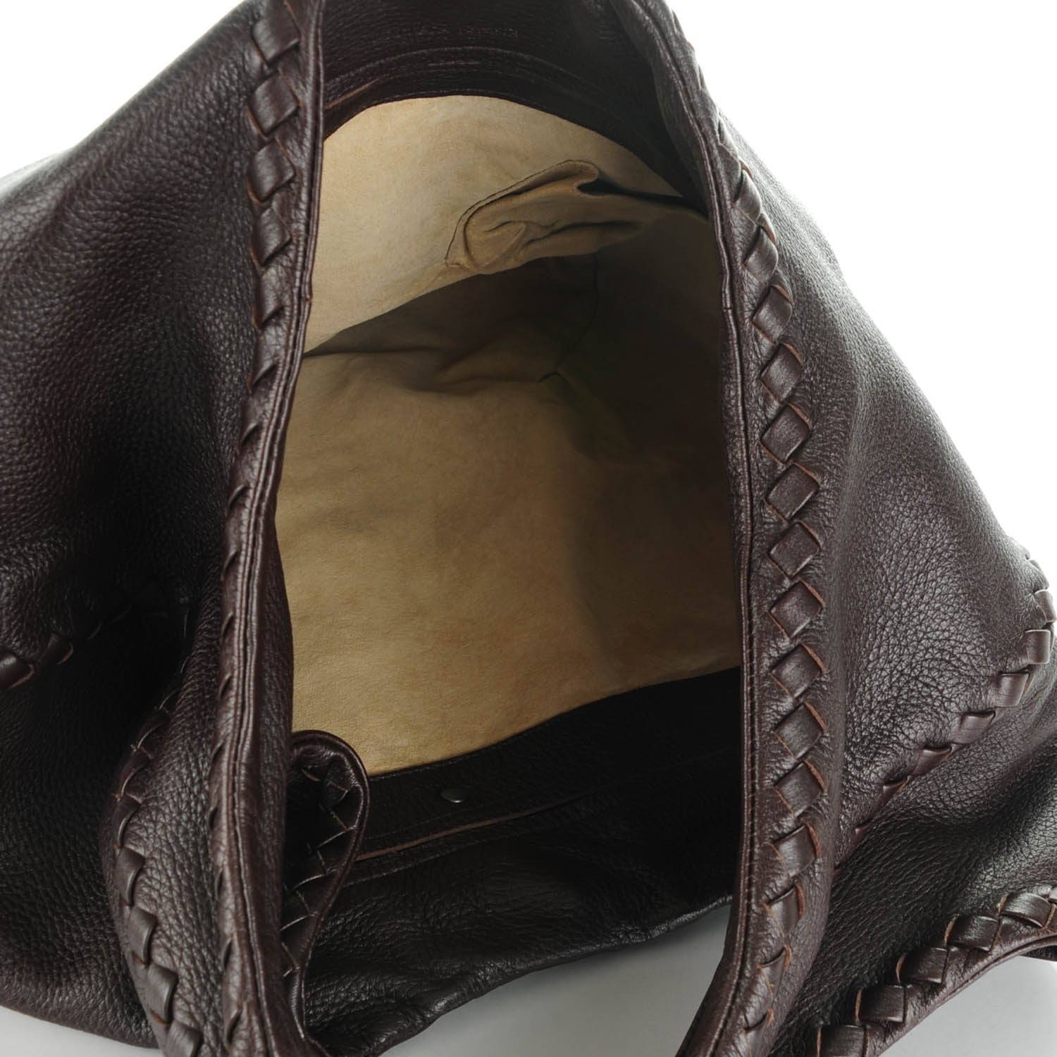 Bottega Veneta Cervo Deerskin Large Hobo Ebano 5 of 8
