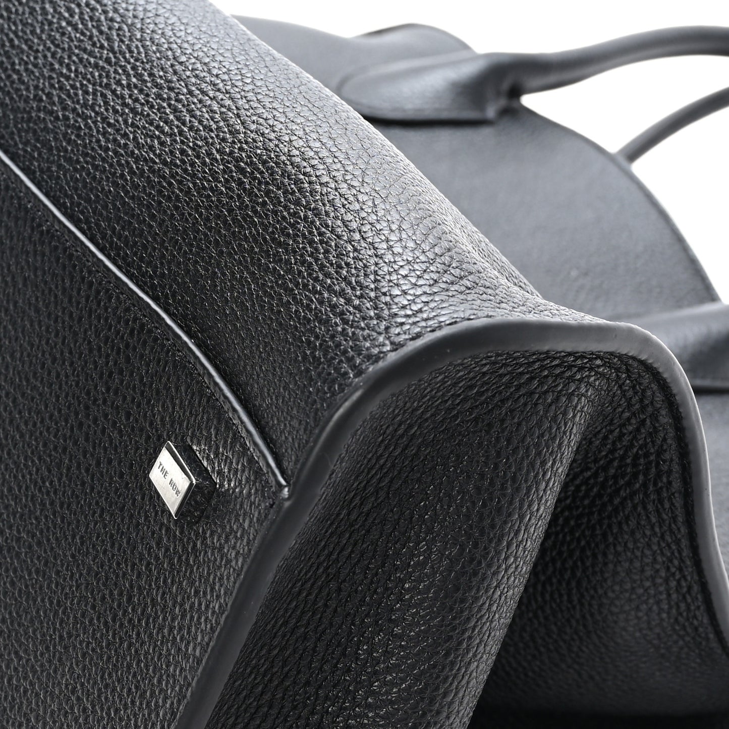 Matte Grained Calfskin Soft Margaux 15 Black