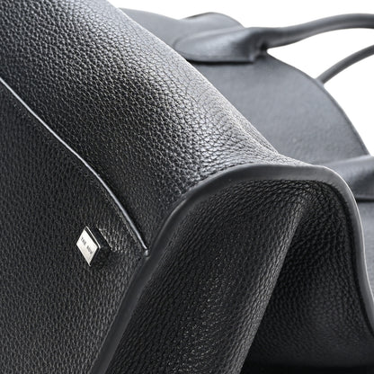 The Row Matte Grained Calfskin Soft Margaux 15 Black 9 of 11