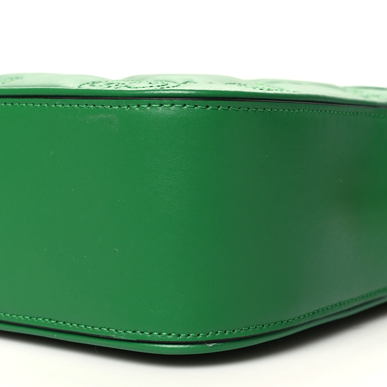 Gucci Calfskin GG Matelasse Shoulder Bag Spring Green Natural 11 of 11