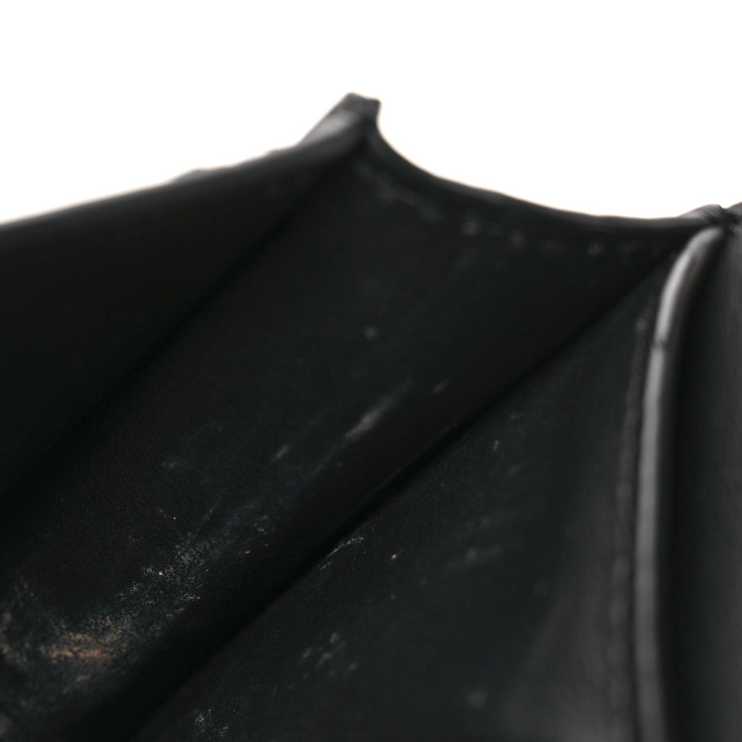 Calfskin LV Wallet On Chain Capucines Black