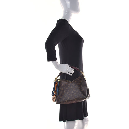 Louis Vuitton Monogram Beaubourg Hobo Mini Bordeaux Red Peach Safran Blue Jean Blue 3 of 10
