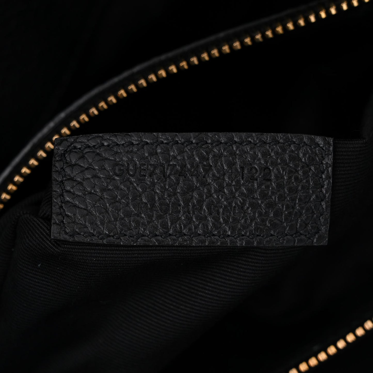 Grained Calfskin Small Supple Sac De Jour Black