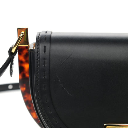 Fendi Vitello King Plexiglass Moonlight Shoulder Bag Black 11 of 11