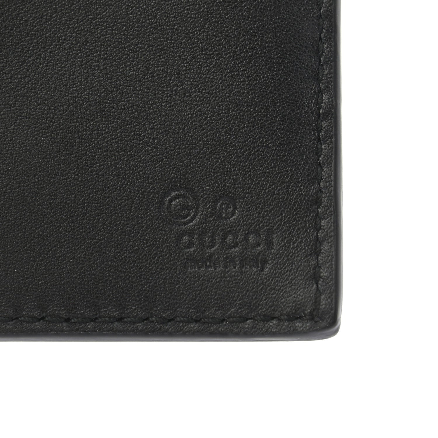 Gucci Microguccissima Bi-Fold Wallet Black 6 of 8