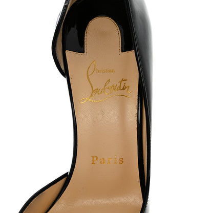 Christian Louboutin Patent Iriza 100 Pumps 37 Black 7 of 9