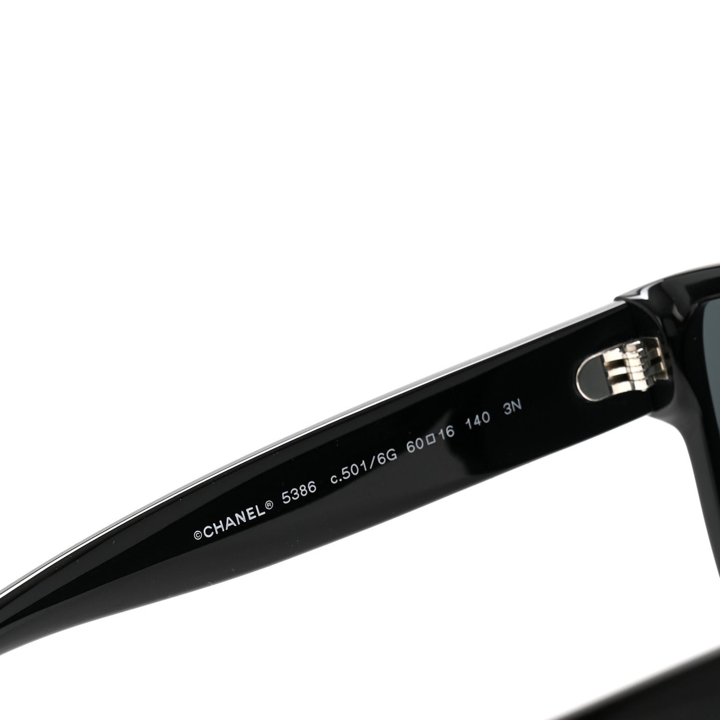 Acetate Butterfly CC Sunglasses 5386 Black