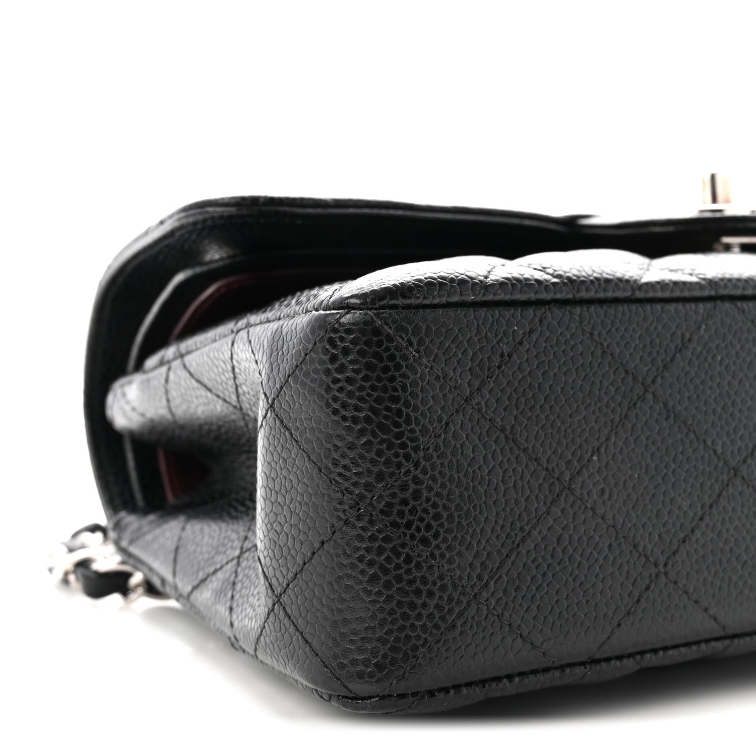 Chanel Caviar Quilted Small Double Flap Black 9 of 10