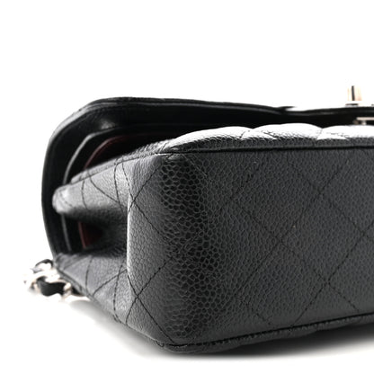Chanel Caviar Quilted Small Double Flap Black 9 of 10