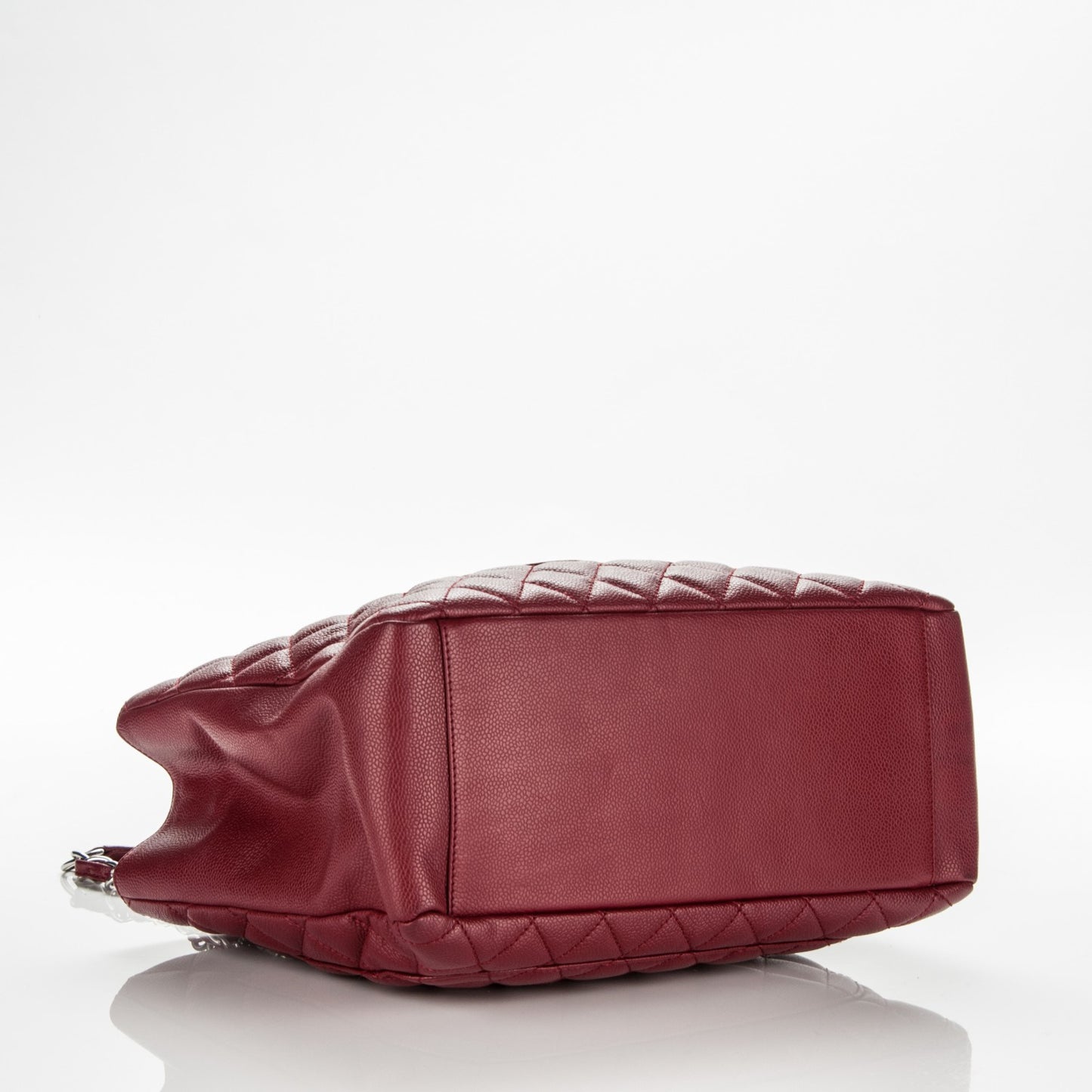 Caviar Quilted Grand Shopping Tote GST Red